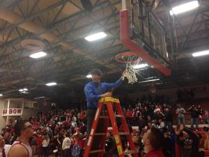 There was likely not a mother in attendance whose eyes weren't damp as Jacob cut the net...